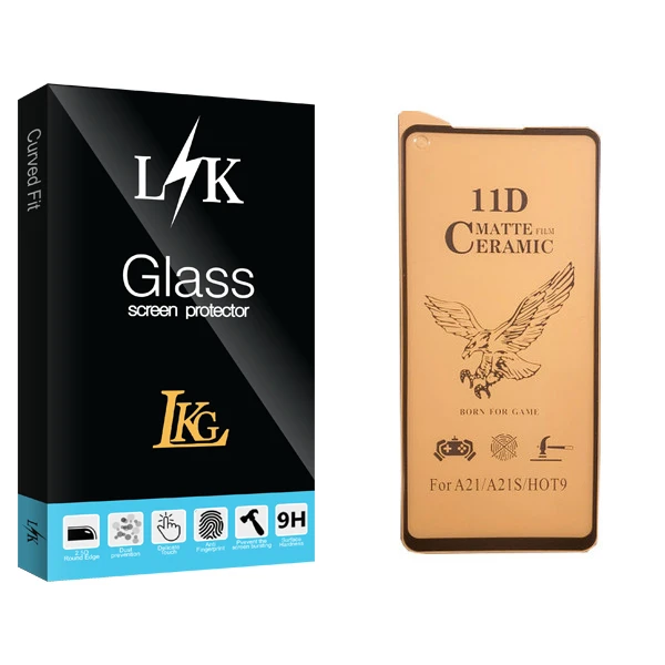 محافظ صفحه نمایش سرامیکی ال کا جی مدل LK Glass مناسب برای گوشی موبایل سامسونگ Galaxy A21