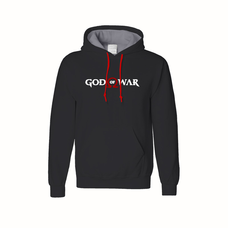هودی مردانه مدل GOD OF WAR کد PH03 رنگ مشکی