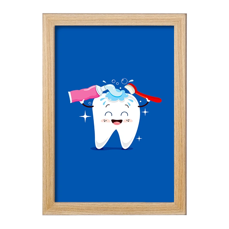 تابلو خندالو مدل دندان و دندانپزشکی کودکانه کد 27778