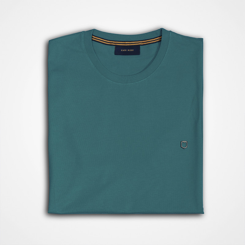 تیشرت آستین کوتاه مردانه کانی راش مدل 0350 رنگ آبی کله غازی