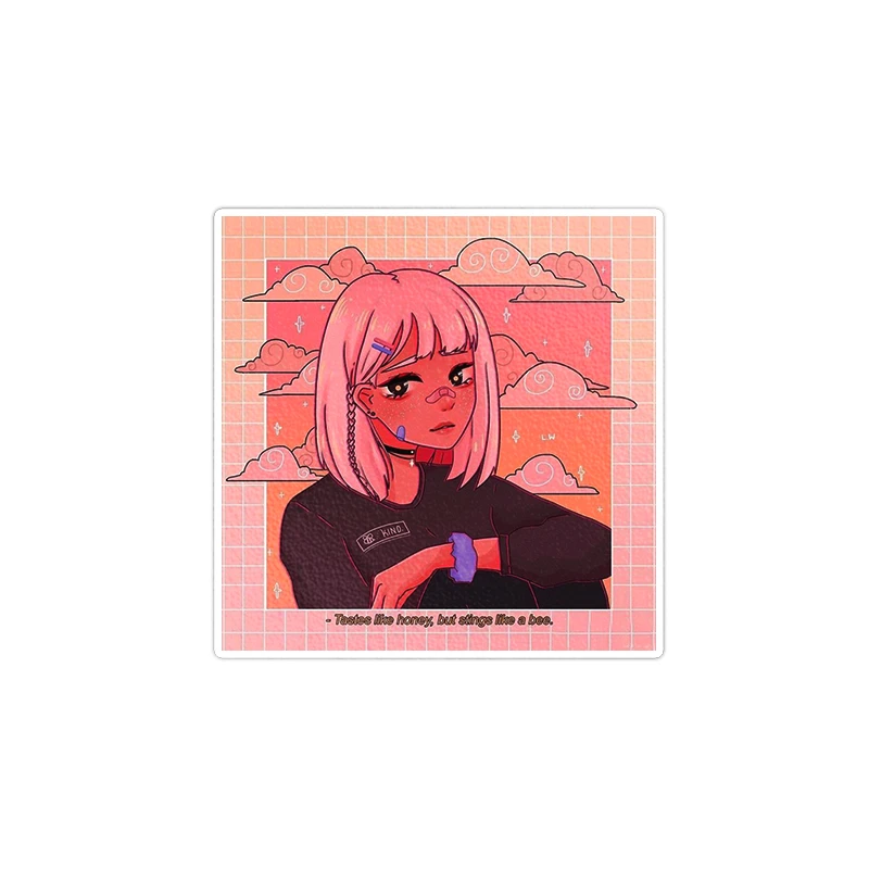   استیکر لپ تاپ ماسا دیزاین طرح ANIME مدل STKA0024