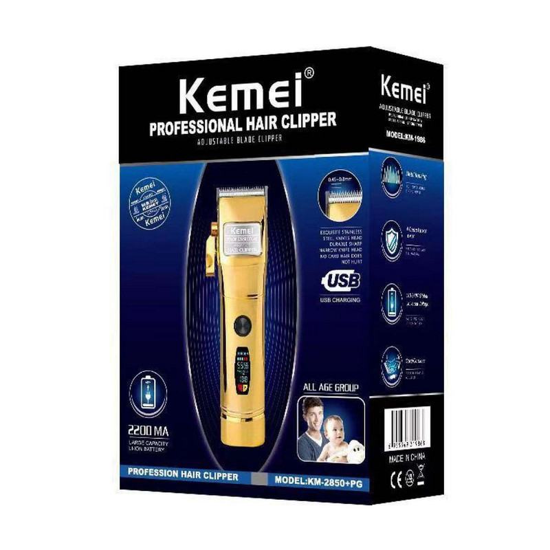ماشین اصلاح سر و صورت کیمی مدل KM-2850+PG ماشین اصلاح سر و صورت کیمی مدل KM-2850+PG