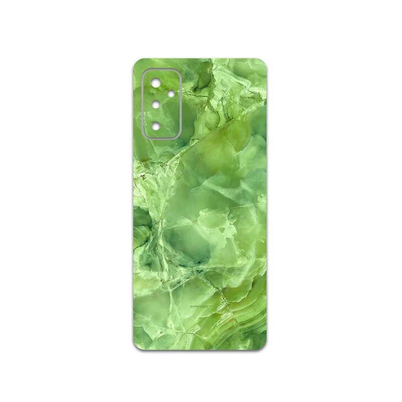 برچسب پوششی ماهوت مدل Green-Crystal-Marble مناسب برای گوشی موبایل سامسونگ Galaxy M52 5G