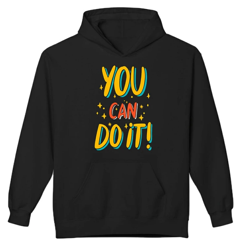هودی مردانه پاد آفرین مدل you can do it کد 038