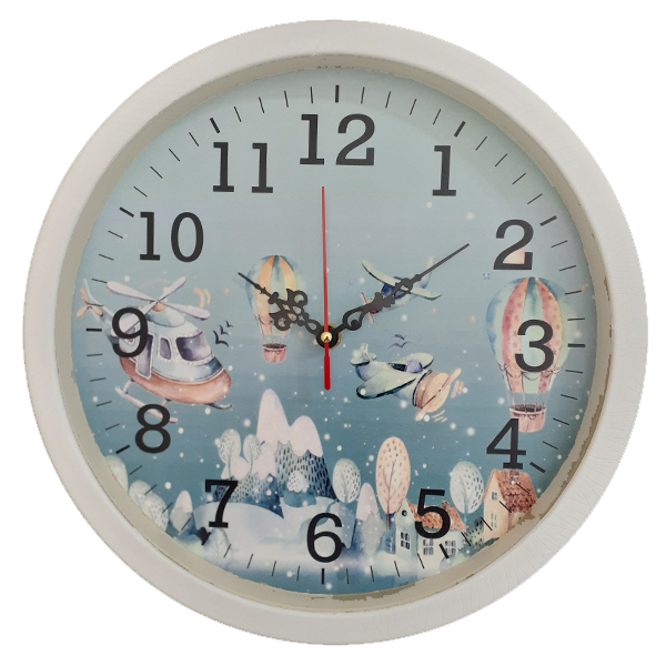 ساعت دیواری کودک مدل زمستان کد 4021112