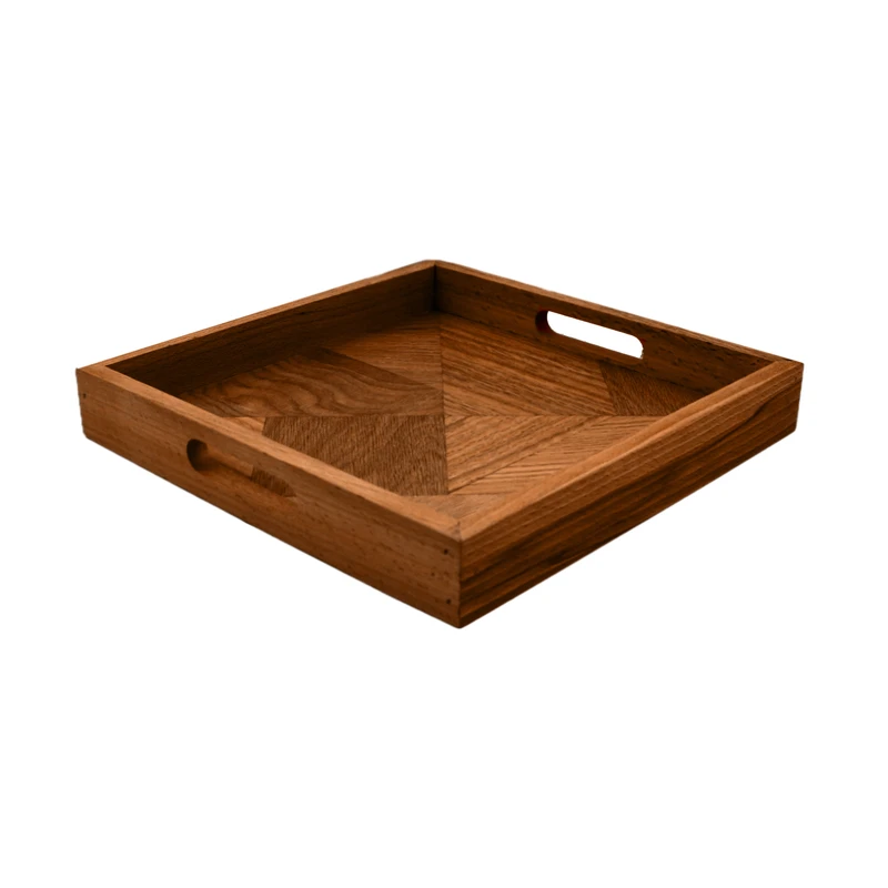 سینی مدل so-4730-1 چوبی سایز 28*28 سانتی متر