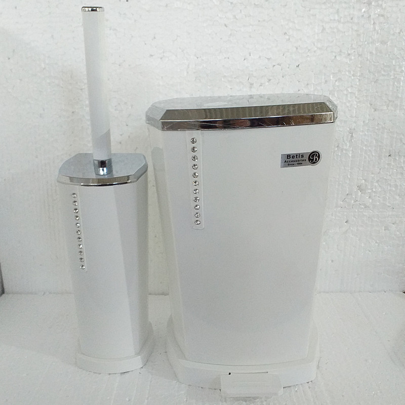 ست سطل زباله و فرچه بتیس مدل Smk987