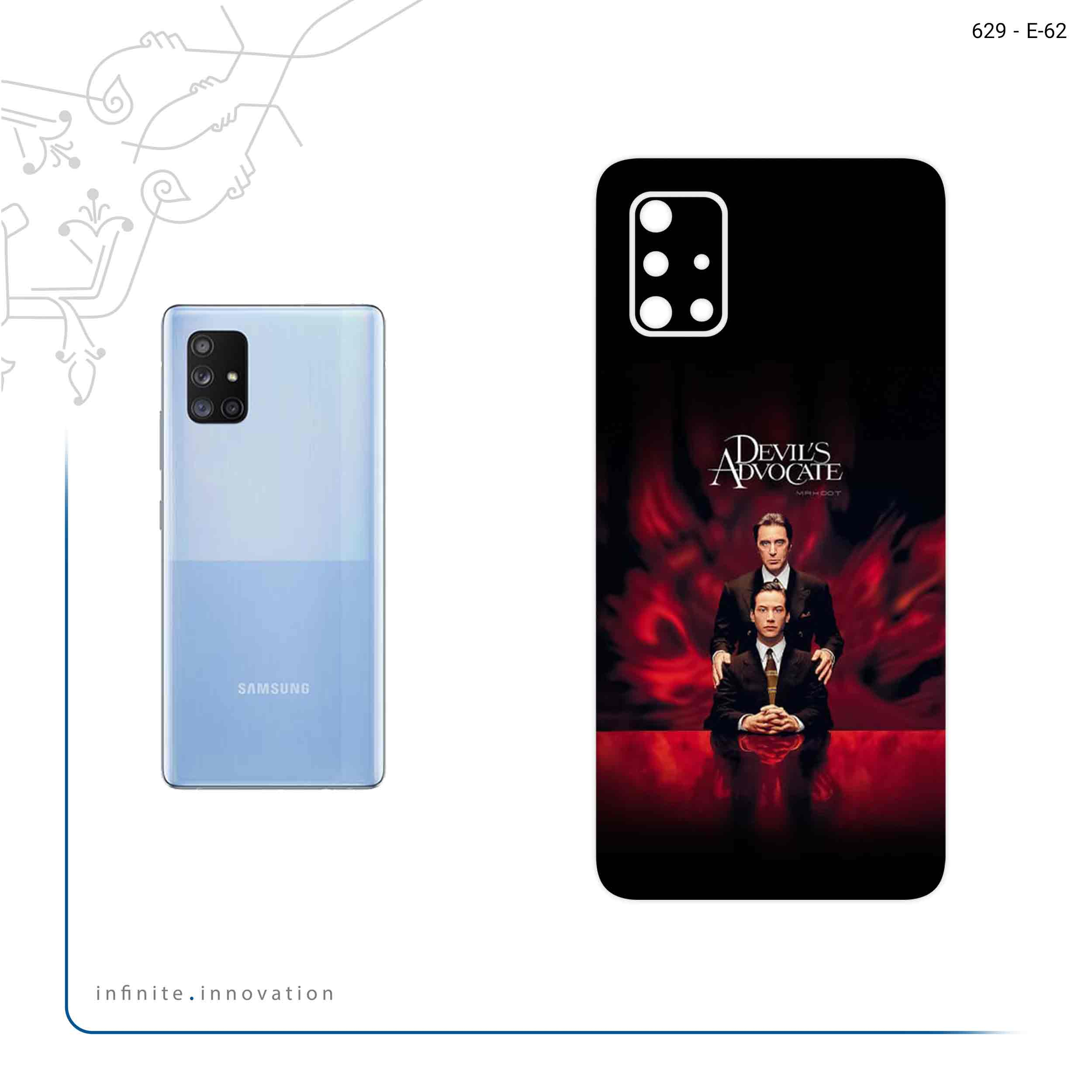 برچسب پوششی ماهوت مدل The Devils Advocate مناسب برای گوشی موبایل سامسونگ Galaxy A71 5G