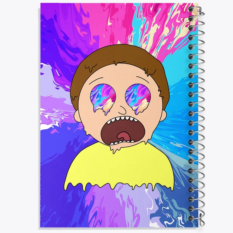 دفتر نت موسیقی 50 برگ خندالو مدل مورتی (Morty) کد F1291