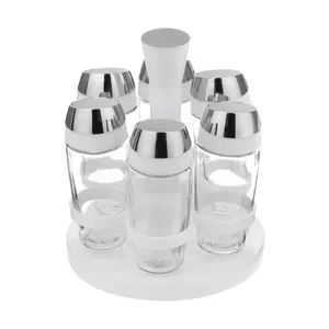 ست 7 پارچه جا ادویه پارس بلور مدل پانیک گردان 