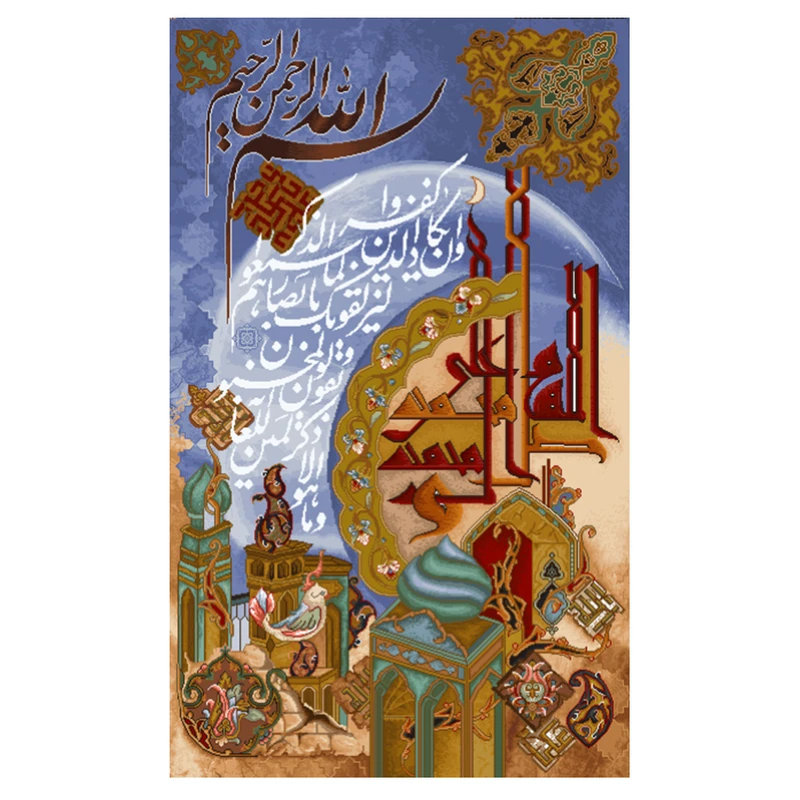 نخ و نقشه تابلوفرش مدل 22278