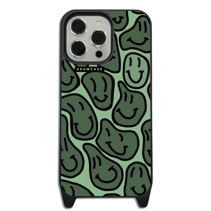 کاور آکام مدل AMCWLA14PROMAX-HAPPY FACE3 مناسب برای گوشی موبایل اپل iPhone 14 Pro Max