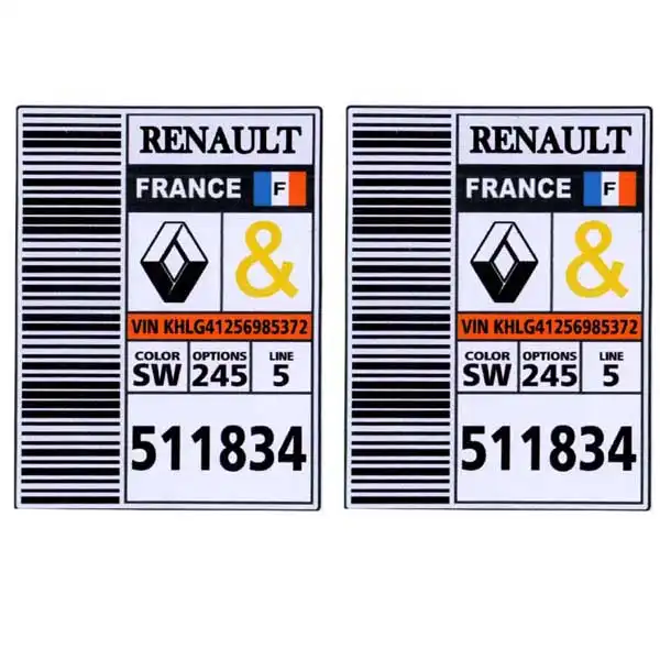 برچسب بدنه خودرو مدل  290 بسته 2 عددی