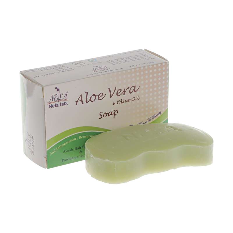 صابون شستشو لابراتوار نلا مدل Aloe Vera وزن 70 گرم