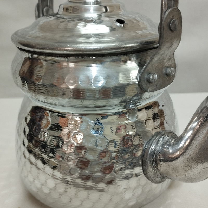 ست کتری و قوری مدل چکشی کد silver ست کتری و قوری مدل چکشی کد silver
