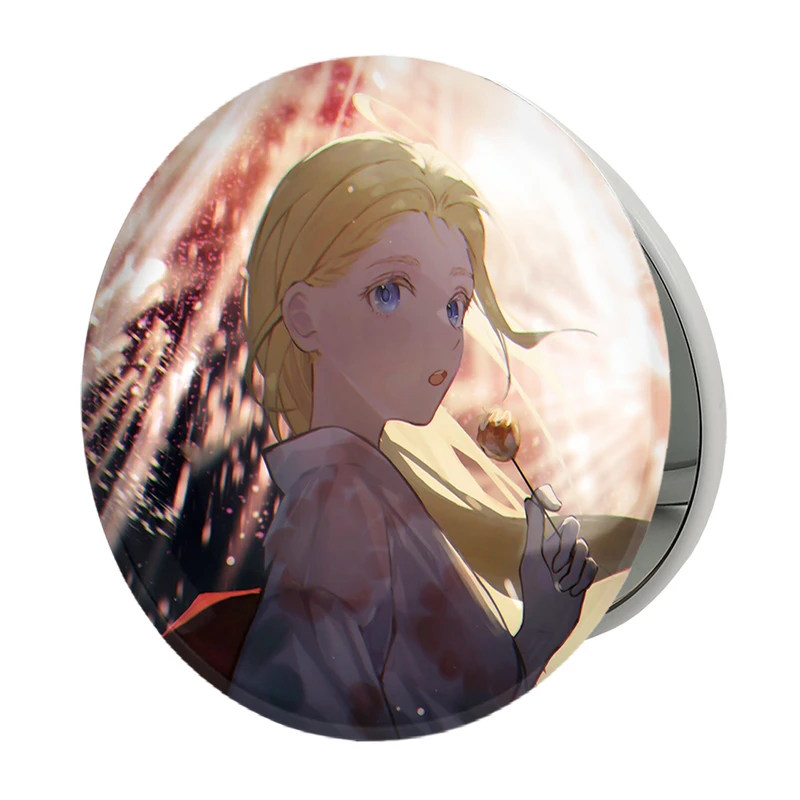 آینه جیبی خندالو طرح اوشیو انیمه سامر تایم رندرینگ SUMMER TIME RENDERING مدل تاشو کد 22280 