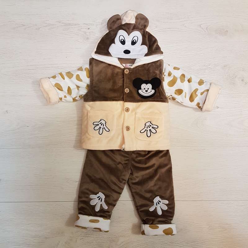 ست سویشرت و شلوار نوزادی مدل ASH811