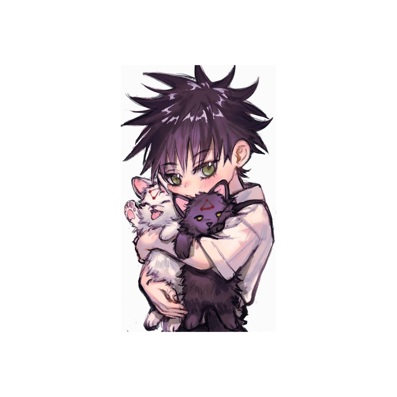 استیکر لپ تاپ و موبایل مدل انیمه طرح جوجوتسو کایسن مگومی فوشیگورو Jujutsu Kaisen Megumi Fushiguro کد 2264