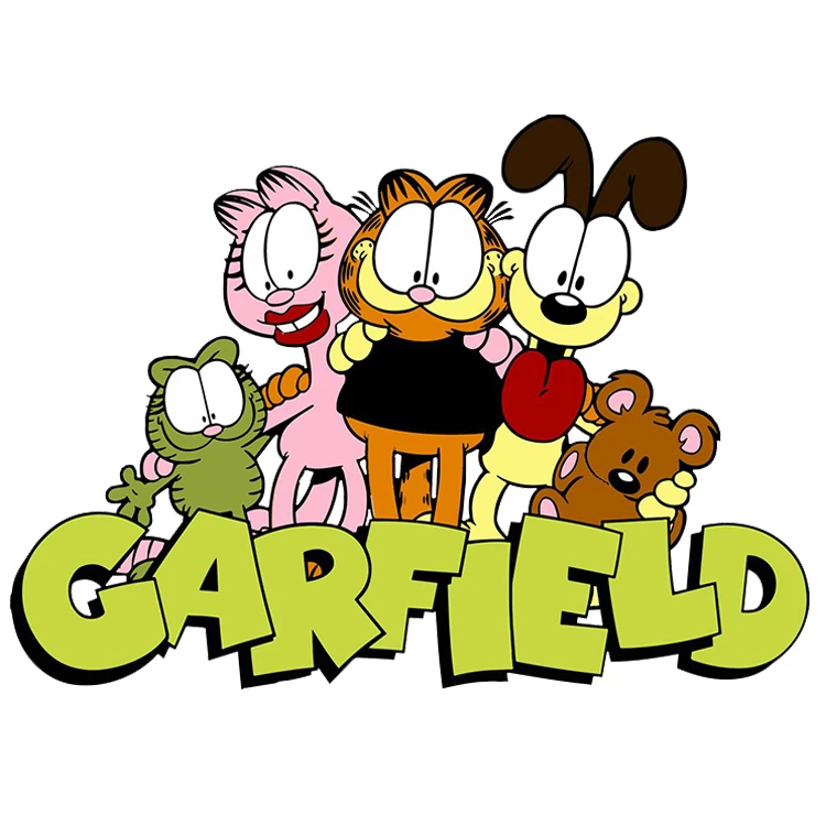 استیکر پارچه و لباس پاد آفرین مدل گارفیلد کد DKST272