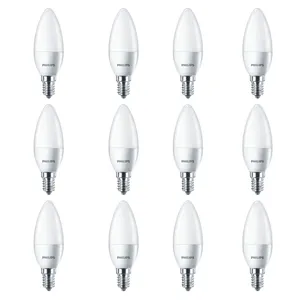  لامپ ال ای دی 4 وات فیلیپس مدل L250 پایه E14  بسته 12 عددی 