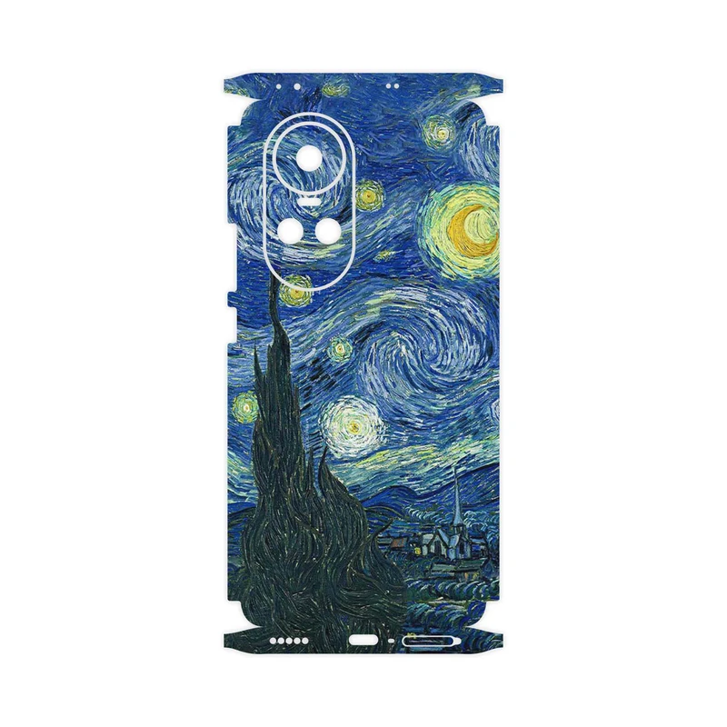 برچسب پوششی ماهوت مدل The Starry Night of van Gogh-FullSkin مناسب برای گوشی موبایل اپو Reno 10 5G