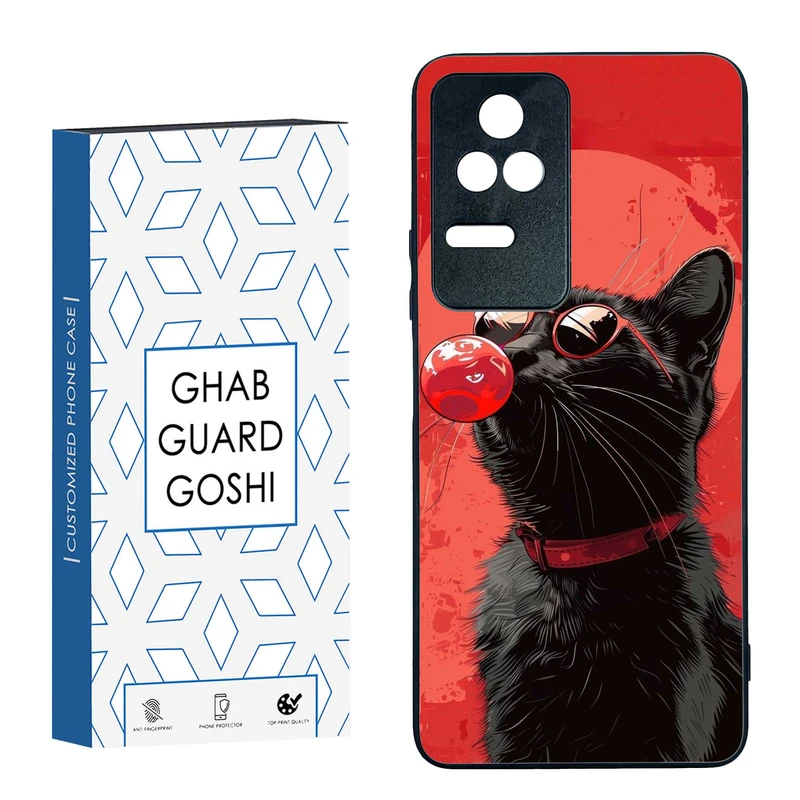 کاور قاب گارد گوشی طرح گربه کد TPU-296 مناسب برای گوشی موبایل شیائومی  Redmi K40S / Poco F4 5G