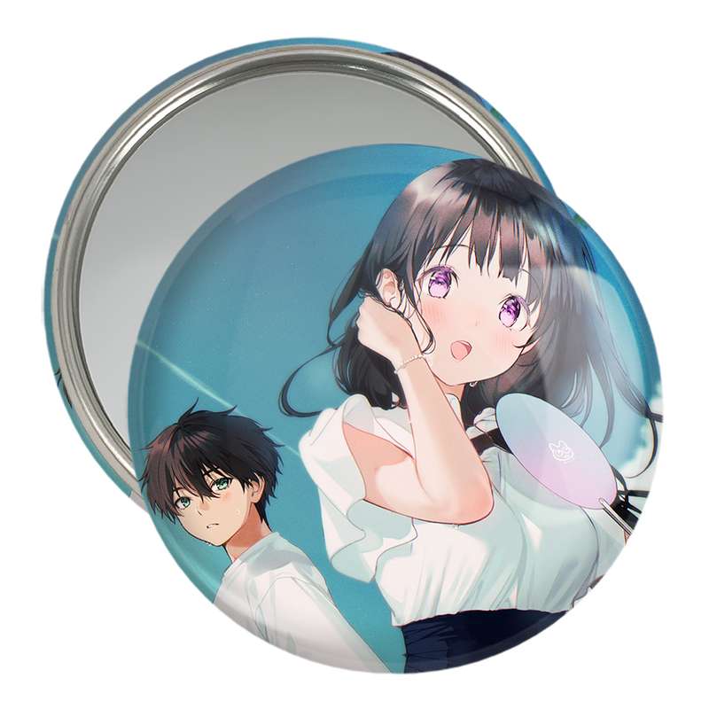 آینه جیبی خندالو مدل چیتاندا و اورکی انیمه هیوکا Hyouka کد 17068 آینه جیبی خندالو مدل چیتاندا و اورکی انیمه هیوکا Hyouka کد 17068