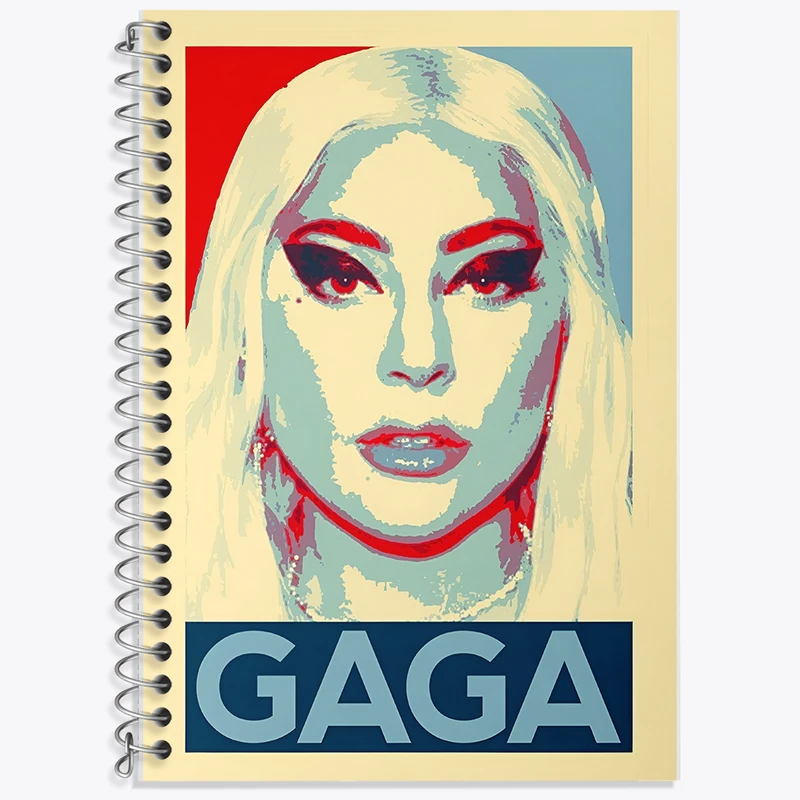 دفتر نت موسیقی 50 برگ خندالو طرح لیدی گاگا (Lady Gaga) کد F6470