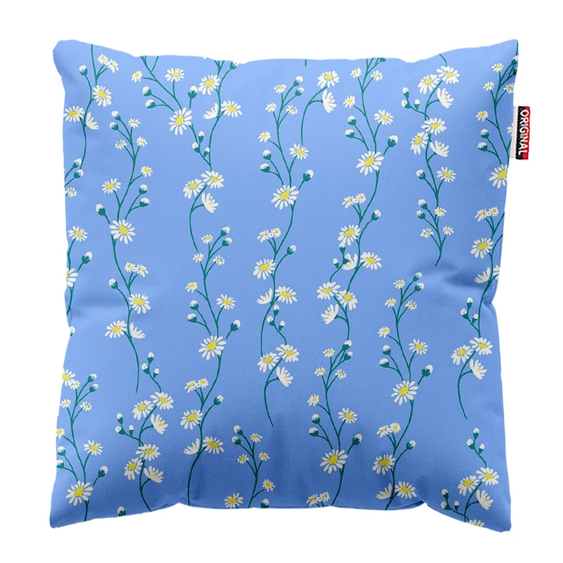 کوسن پاد آفرین طرح گل کد 2452 سایز 30*30 سانتی متر