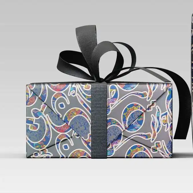 کاغذ کادو طرح سخن عشق بسته 2 عددی