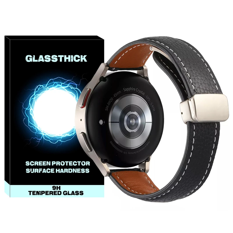 بند گلستیک مدل Mag Leather GL TW مناسب برای ساعت هوشمند گلوریمی Glorimi M1 Pro / M2 / M2 Pro / M2 Max / GS1 Pro / GS2 / GR1 size 22mm