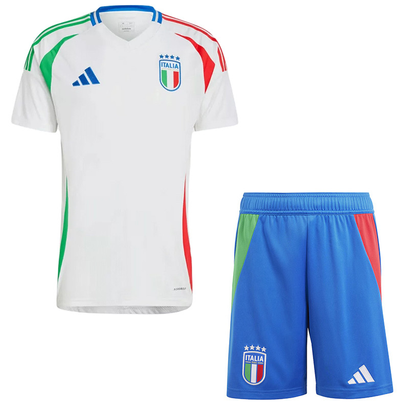 ست تی شرت و شلوارک ورزشی مردانه مدل ایتالیا Away 2024
