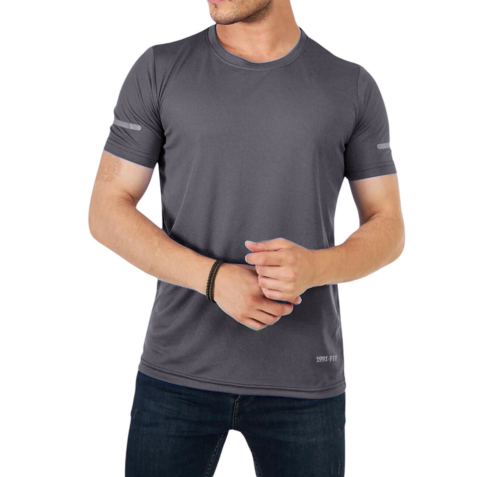 تی شرت ورزشی مردانه نوزده نودیک مدل TS1962 DG -  - 3