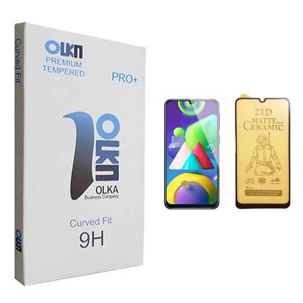 محافظ صفحه نمایش سرامیکی الکا مدل +PRO مناسب برای گوشی موبایل سامسونگ Galaxy M21