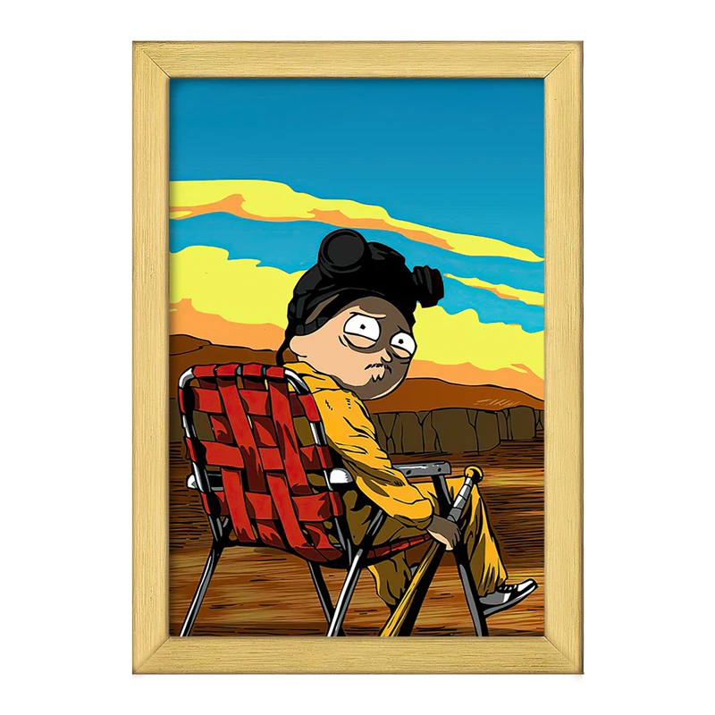 تابلو خندالو طرح انیمیشن ریک و مورتی Rick and Mort کد 26382