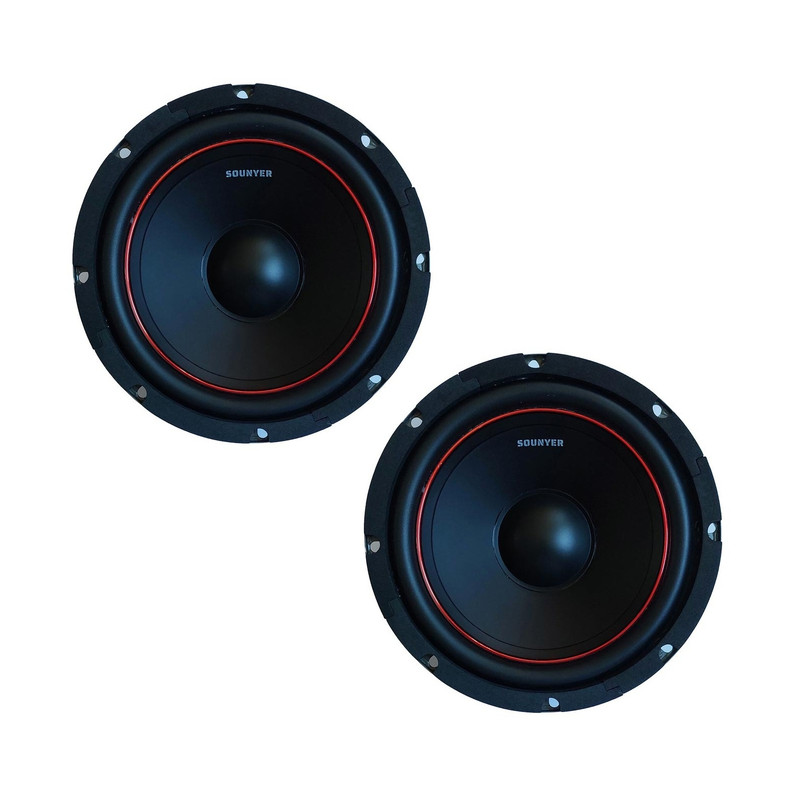 میدبیس پشت خودرو سونیر مدل GS-M830 SOUNYER سایز 8 اینچ مجموعه 2 عددی