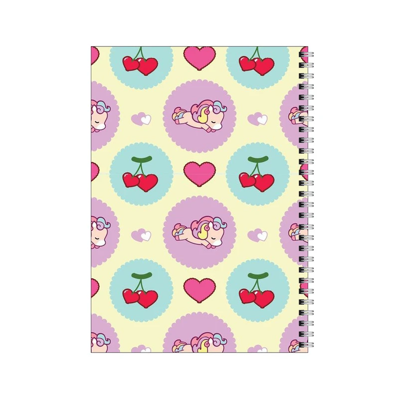 دفتر مشق 50 برگ بامبیلیپ طرح یونیکورن و قلب کد 4534179