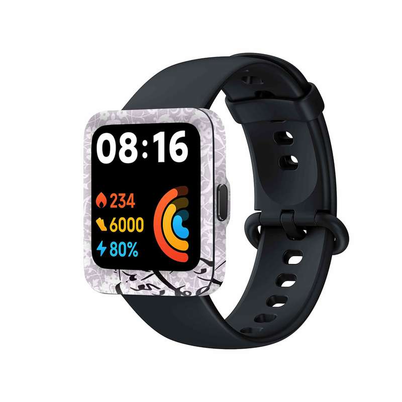 برچسب ماهوت طرح Nastaliq_1 مناسب برای ساعت هوشمند شیائومی Redmi Watch 2 Lite