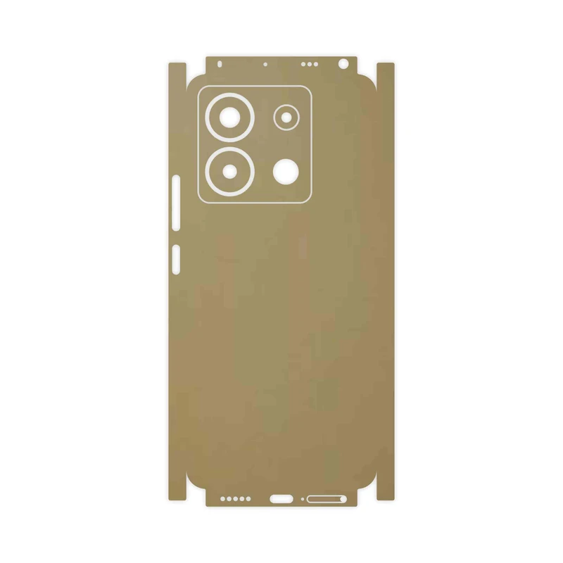 برچسب پوششی ماهوت مدل Matte-Gold-FullSkin مناسب برای گوشی موبایل شیائومی Redmi Note 13 Pro 5G