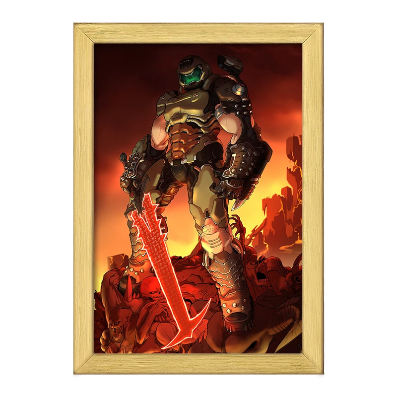 تابلو خندالو طرح بازی رستاخیز (Doom) کد 31400