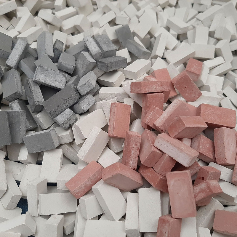 ساختنی مدل آجر مینیاتوری کد Cube 200 بسته 200 عددی