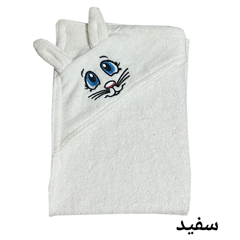 حوله کودک و نوزاد طرح خرگوش سایز 70×70 سانتی متر