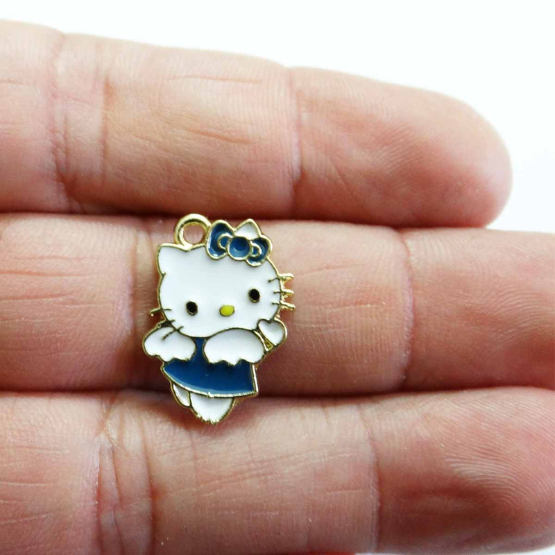 آویز گردنبند بچگانه مدل کیتی زیبا کد AG 1050