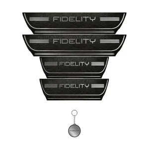 برچسب پارکابی خودرو لندمون کد LPt024 MS مناسب برای فیدلیتی به همراه جا کلیدی مجموعه 4 عددی