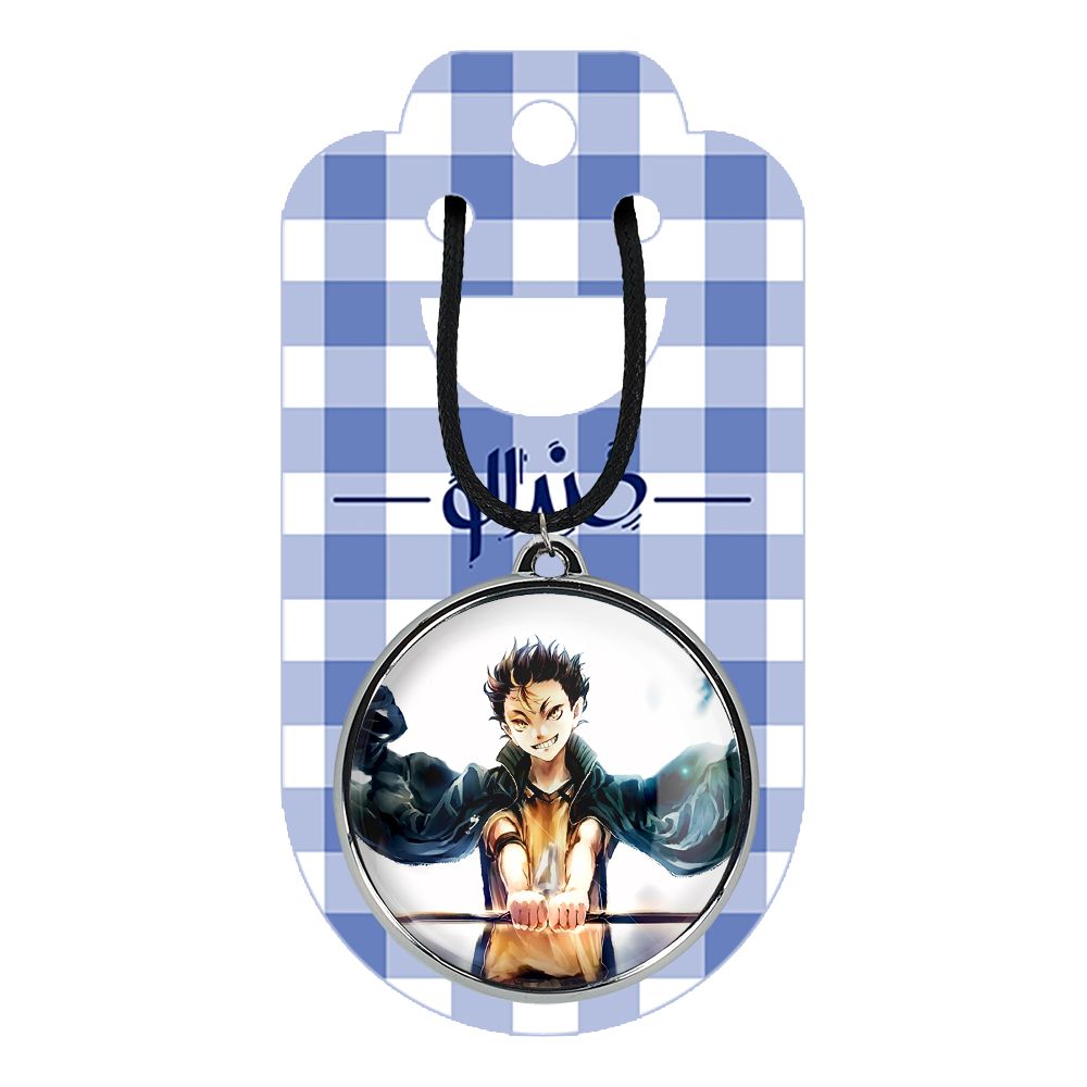 گردنبند خندالو مدل نیشینویا یو و سوکیشیما کئی انیمه آبشار سرنوشت هایکیو کاگیاما کد 1121011207 - - 2