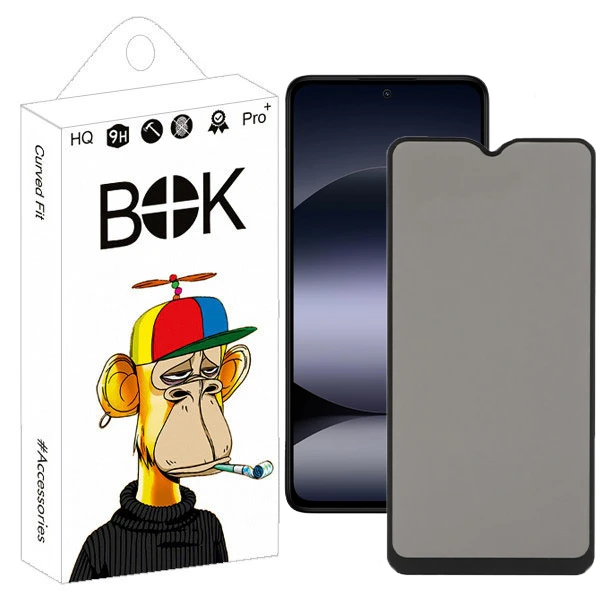 محافظ صفحه نمایش حریم شخصی بوک مدل Safion مناسب برای گوشی موبایل شیائومی redmi note 14