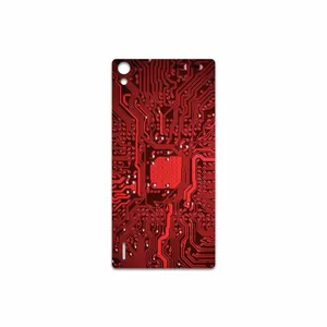 MAHOOT Red Printed Circuit Board Cover Sticker for Huawei Ascend P7