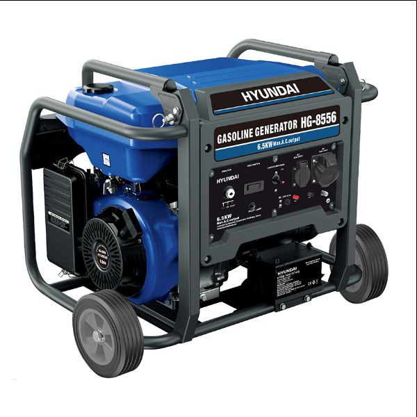 موتور برق بنزینی 6.5 اسب بخار هیوندای مدل ژنراتور HG-8556 