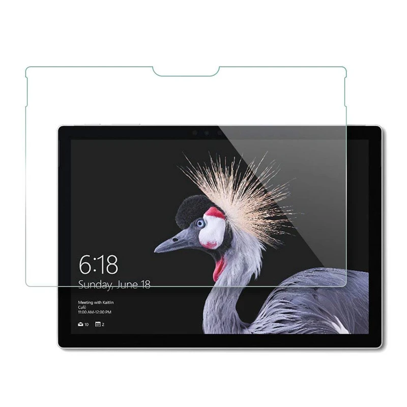 محافظ صفحه نمایش مدل tempered مناسب برای تبلت مایکروسافت Surface Pro 4 / 5 / 6 / 7 / 7 Plus