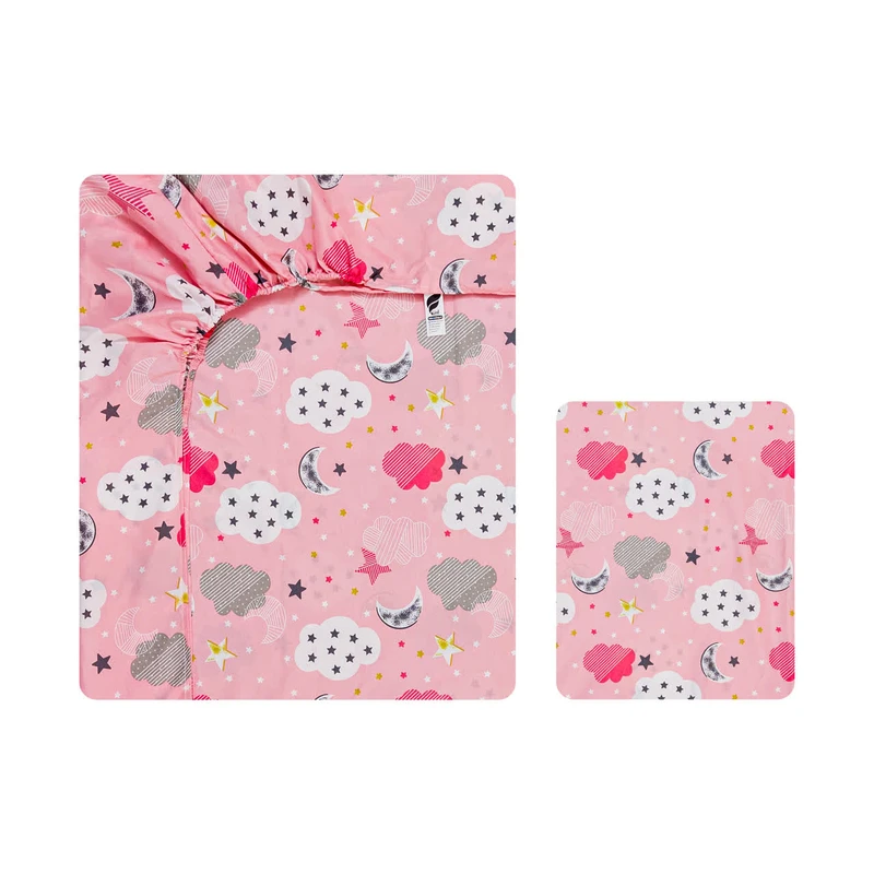 سرویس ملحفه 1 نفر 2 تکه آدنو مدل Sky کد CH164